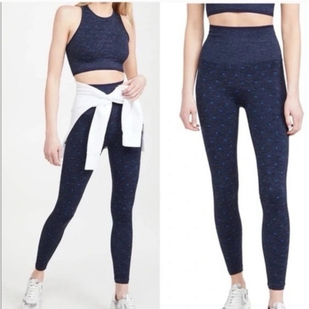 Splits59 Indigo Dot Seamless Set - S/M bra, XS/S legging